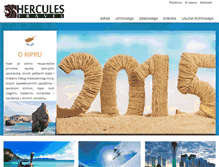 Tablet Screenshot of herculestravel.rs